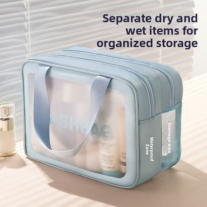 Trousse de Toilette Imperméable Séparation Sec & Humide