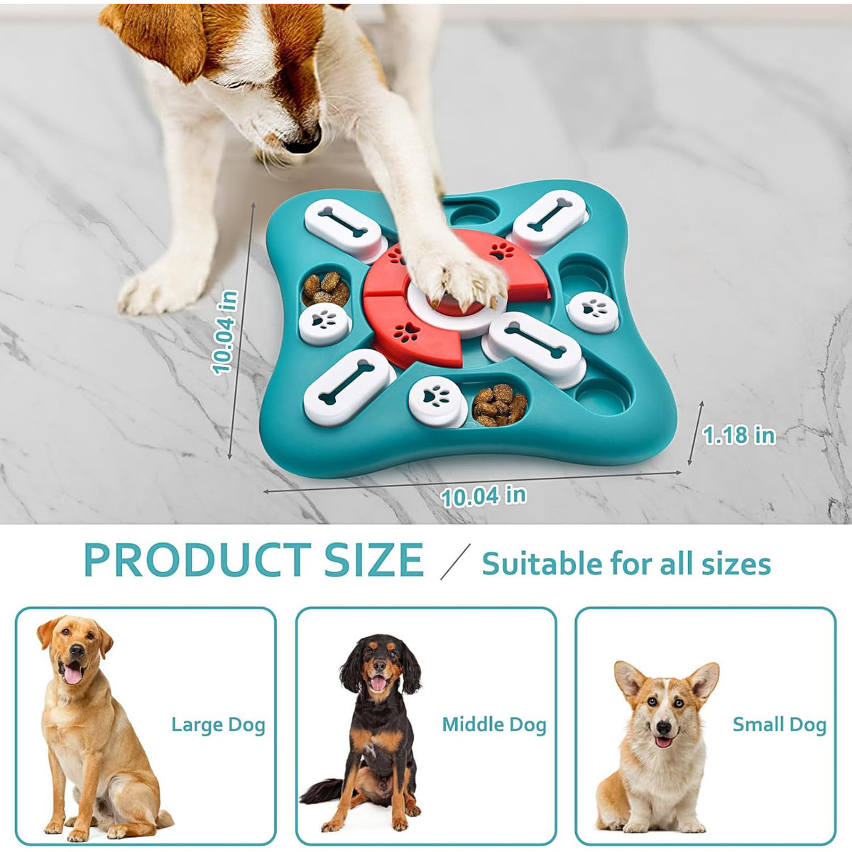 Jouet à Mâcher Sonore pour Chien & Chat — PP Résistant / Anti-Ennui