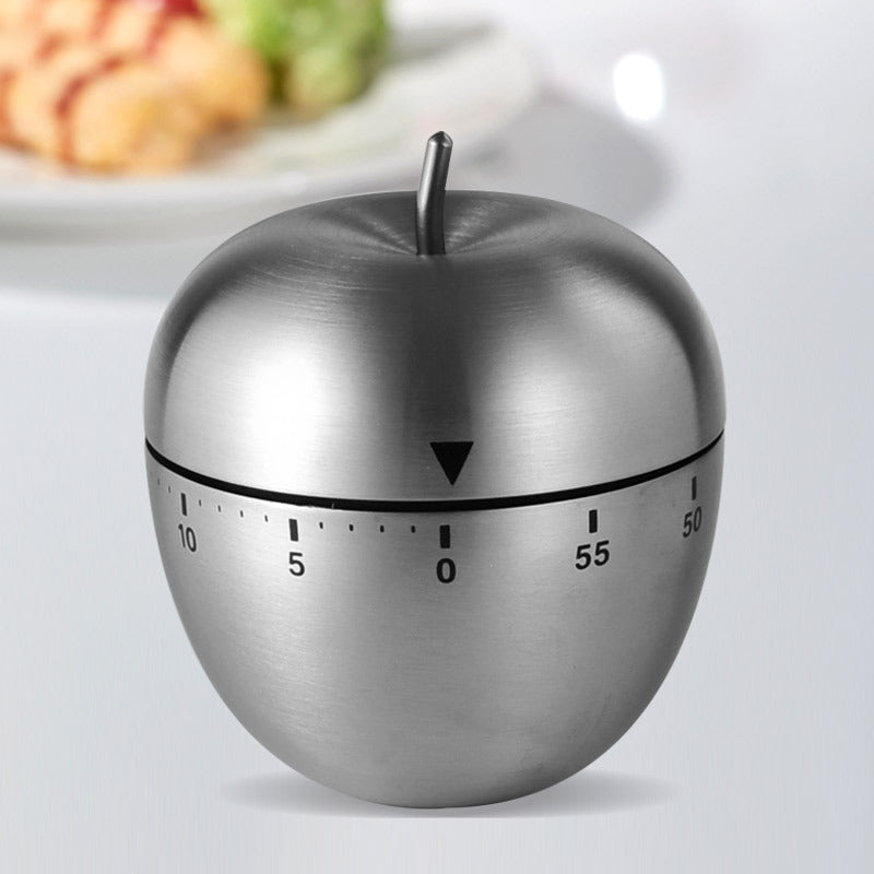 Minuteur de Cuisine Mécanique en Acier Inoxydable