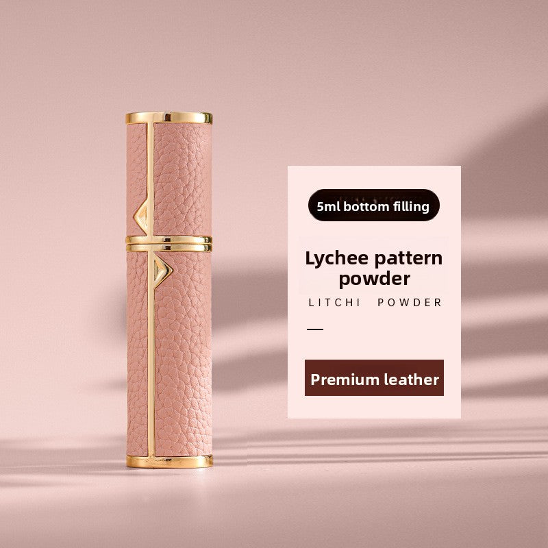 Flacon Parfum Rechargeable / Cuir & Or / Liner Verre