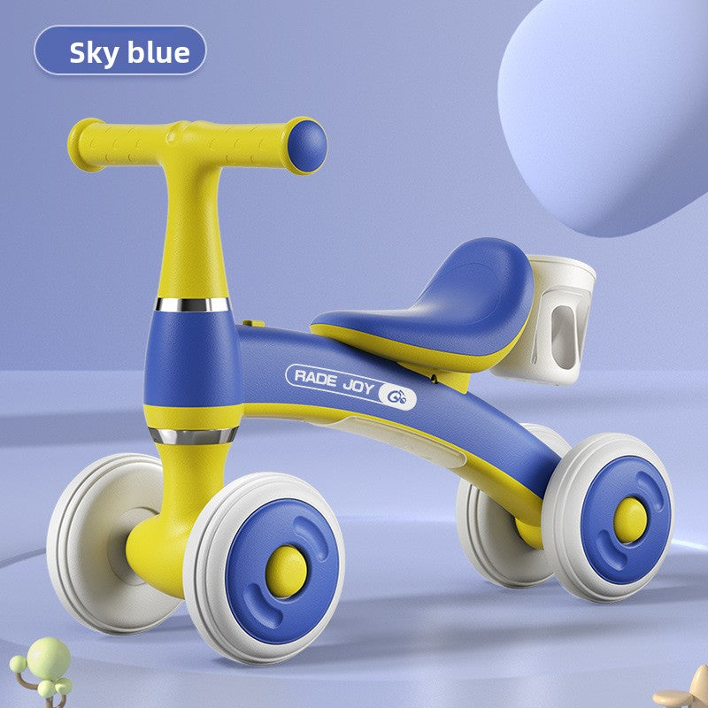 Loopfiets voor kinderen 1-3 jaar — 4 Wielen, Licht & Muziek