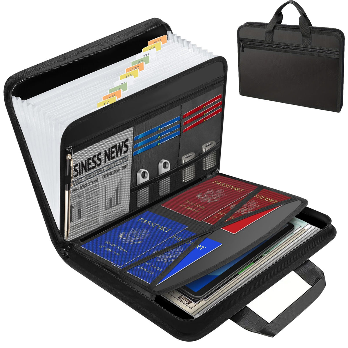 Organiseur de documents extensible