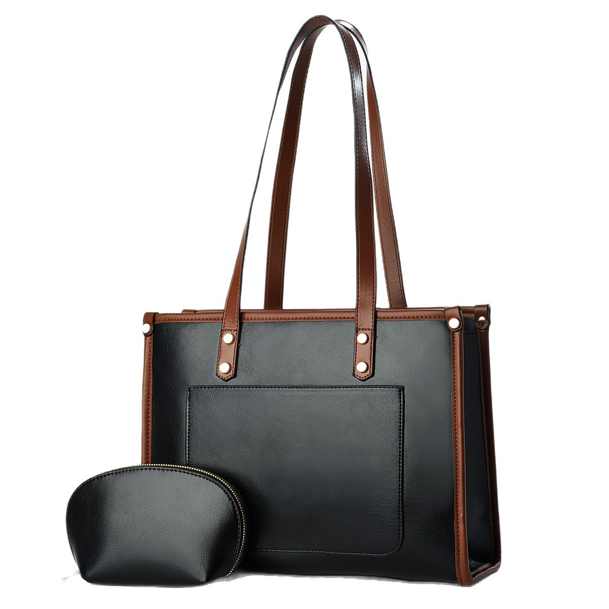 Tote Bag PU Structuré — 3 Coloris