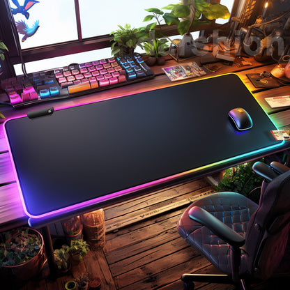 Tapis de Souris Gaming RGB Antidérapant