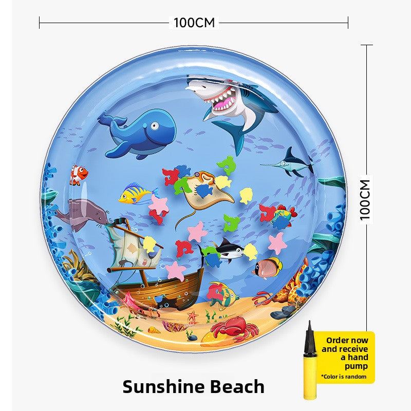 Tapis de Jeu Gonflable pour Bébé — Aquatique & Éveil Sensoriel
