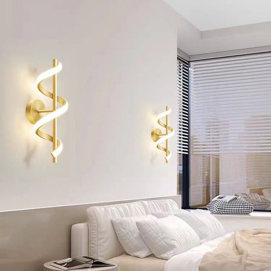 Applique Murale LED Spirale Design Moderne
