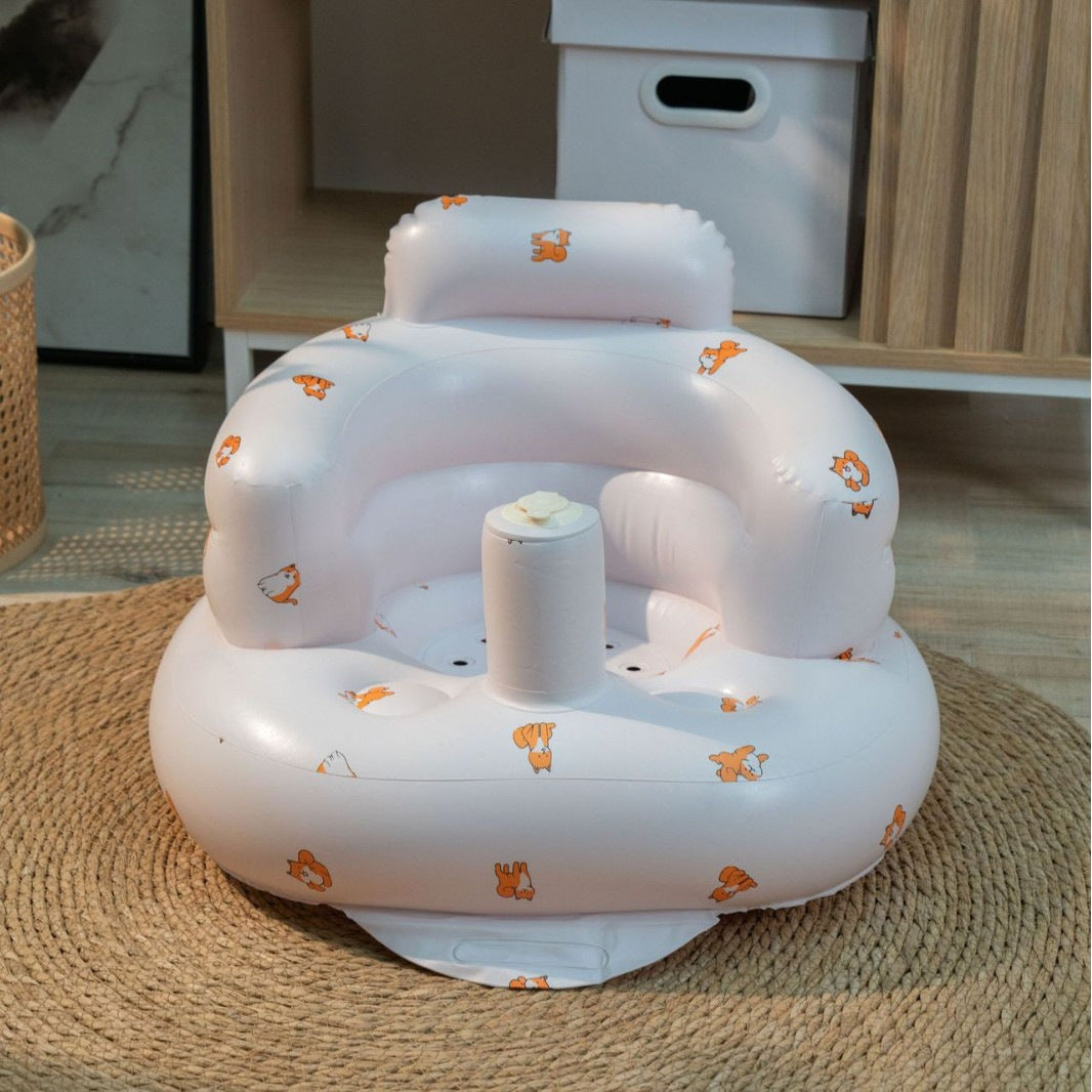 Siège Bébé pour Apprendre à S’Asseoir — Gonflable PVC / 4 Motifs