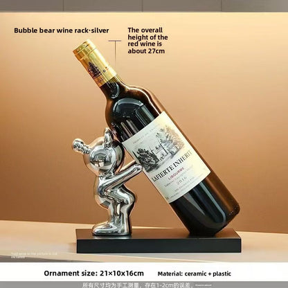 VinoPose Pro – Porte-Bouteille Céramique Style Nordique