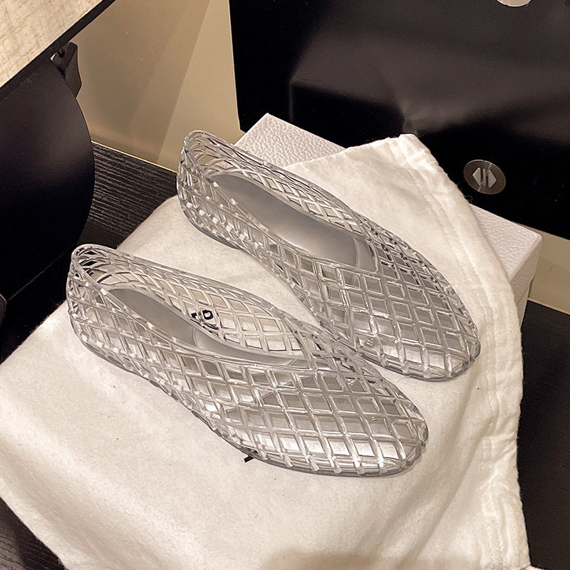 Sandales à Enfiler en Maille pour Femmes
