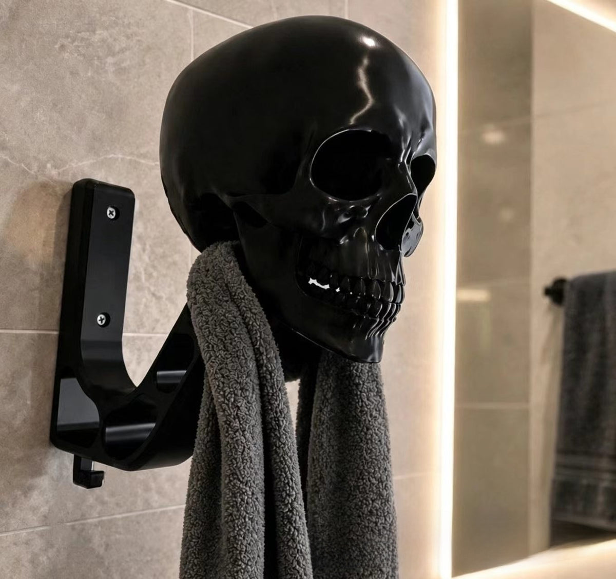 Support de casque tête de mort