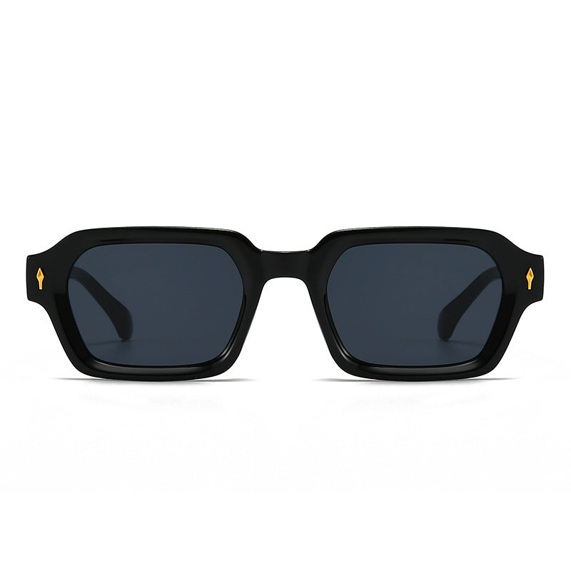 Lunettes de Soleil Monture Carrée Anti-UV Tendance