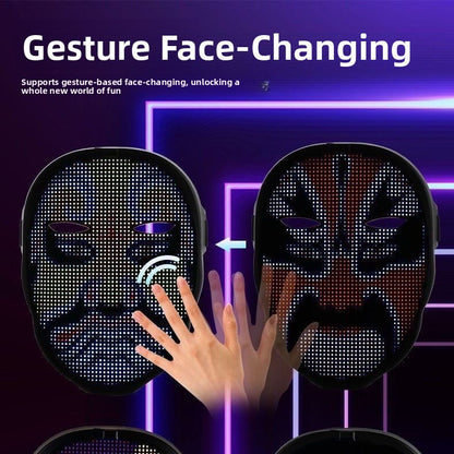 Masque LED RGB Bluetooth