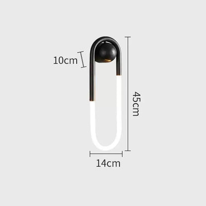 Applique Murale LED en U — 3 Températures / Design Épinglé