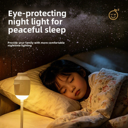 Veilleuse Projecteur LED Enfant — 24 Disques Images / Col de Cygne USB / Orientable