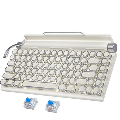 Clavier Mécanique Bluetooth Rétro — 83 Touches / Hot-Swap / Style Vintage