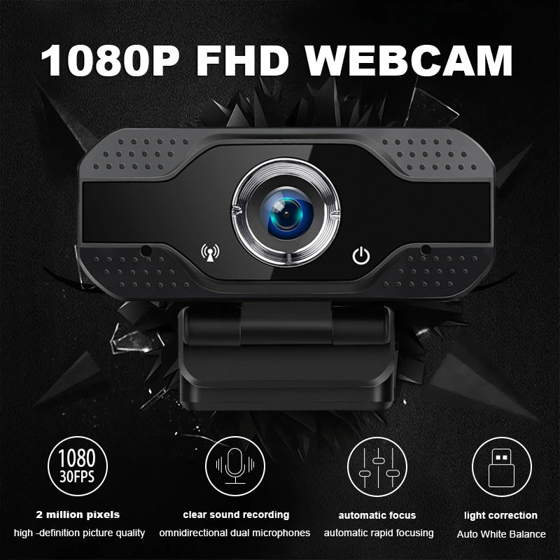 Webcam Full HD 1080p avec microphone