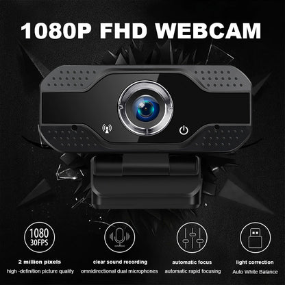 Webcam Full HD 1080p avec microphone