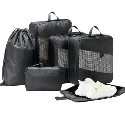 Set 6 Sacs de Rangement Compressibles Voyage - 4 Coloris