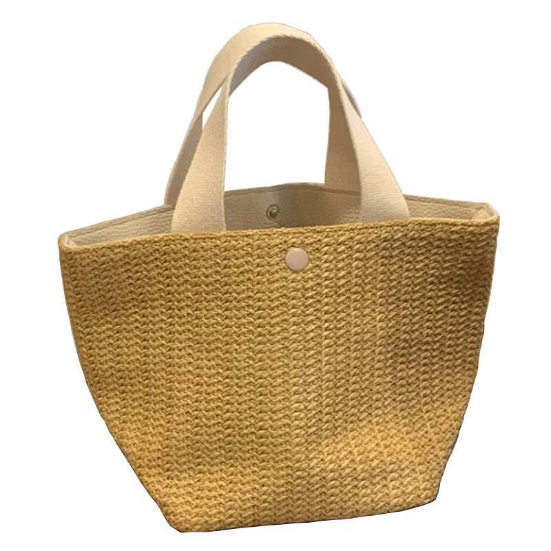 SummerBucket – Sac À Main Paille Tressée Femme