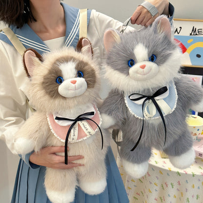 RagdollCat 50 – Peluche Chat sac à dos