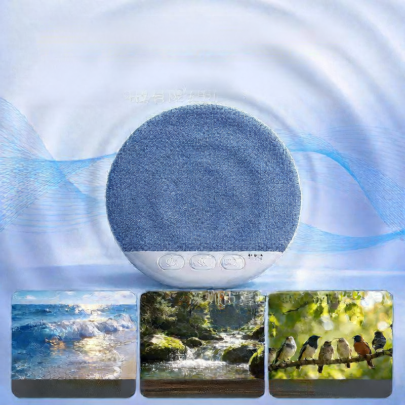 SleepSound Pro – Enceinte Plate Sous-Oreiller | Musique & Sons pour Dormir