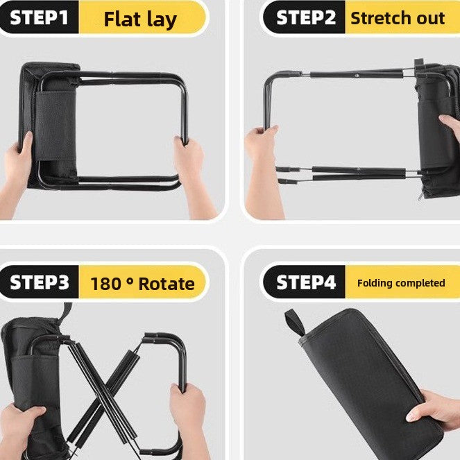 FoldGo Pro – Chaise Pliante Portable Sac à Main