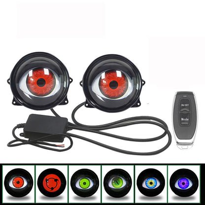 Phare de Voiture Dynamique à LED « Œil de Diable » — 33 Modes