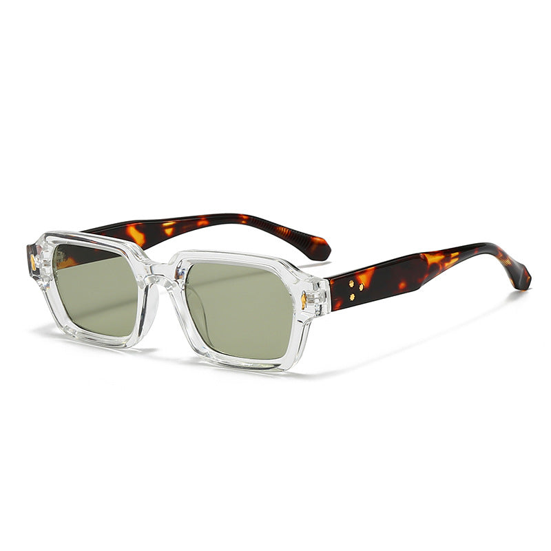 Lunettes de Soleil Monture Carrée Anti-UV Tendance