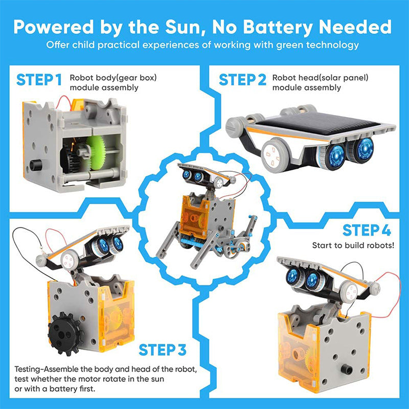 DIY Zonne Robot voor Kinderen