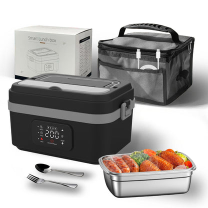 Lunch Box Chauffante Sans Fil Rechargeable — Inox 304 / 1L / USB-C / 60W