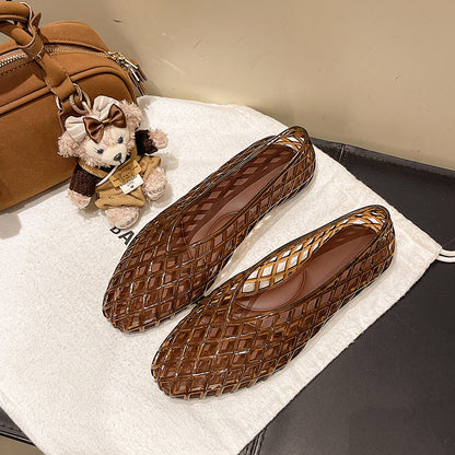 Sandales à Enfiler en Maille pour Femmes