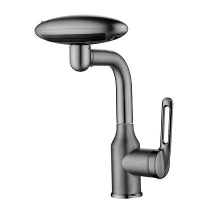 Robinet de Lavabo Effet Cascade — 4 Modes & Mélangeur Chaud/Froid