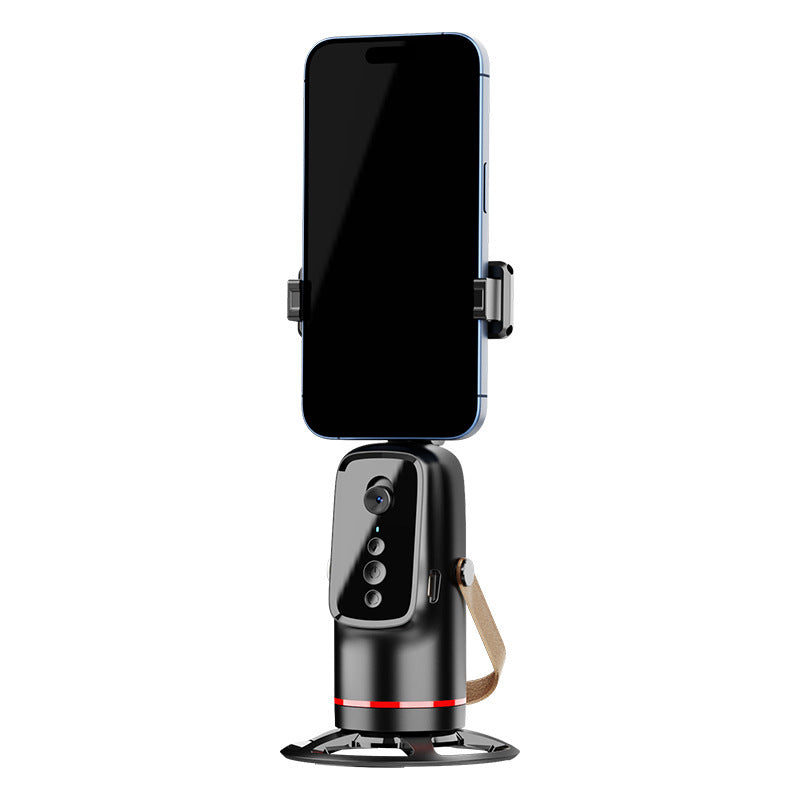 Stabilisateur Cardan Smartphone IA avec Suivi Facial & Double Lampe