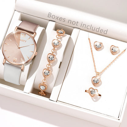 Bicolor horloge (kwarts) goud & zilver