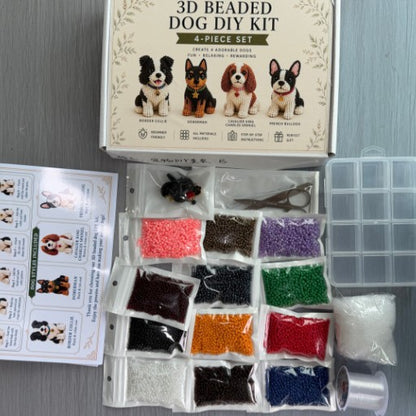 Kit DIY Figurines Animaux en Perles 3D — Chat / Ours Polaire / Thèmes Festifs