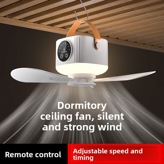 CeilingFan Smart – Ventilateur Rechargeable LED & Télécommande