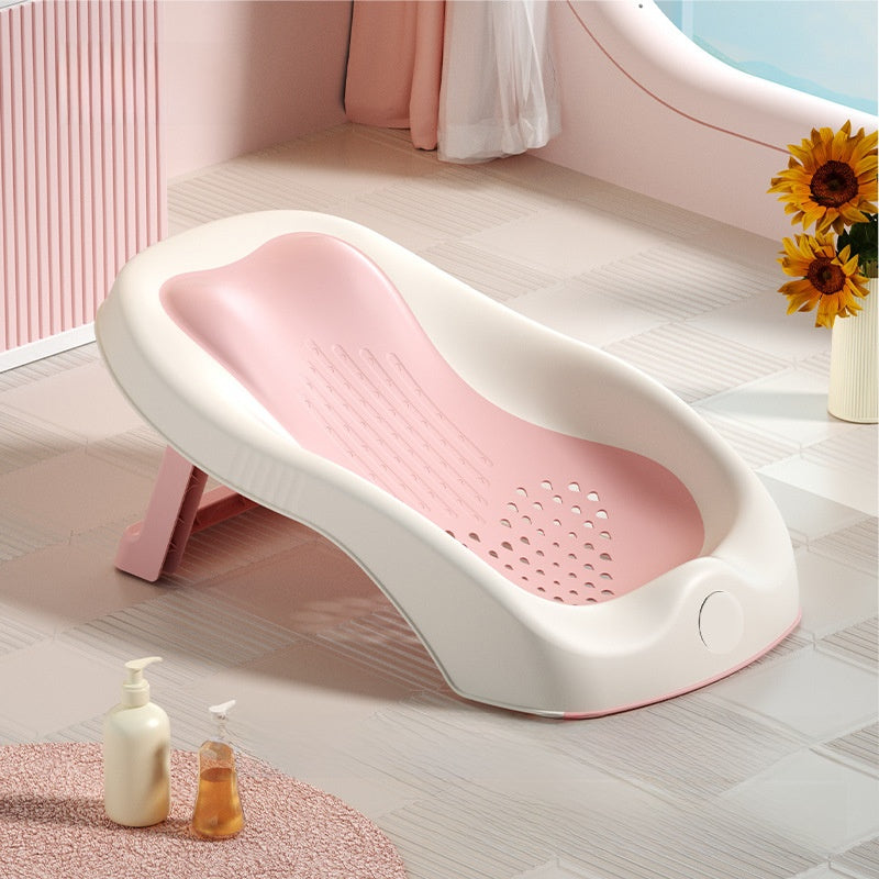 Antislip Babybadzitje — Temperatuurdetectie, Opvouwbaar