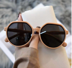 Lunettes de Soleil Jelly Femme Tendance Anti-UV