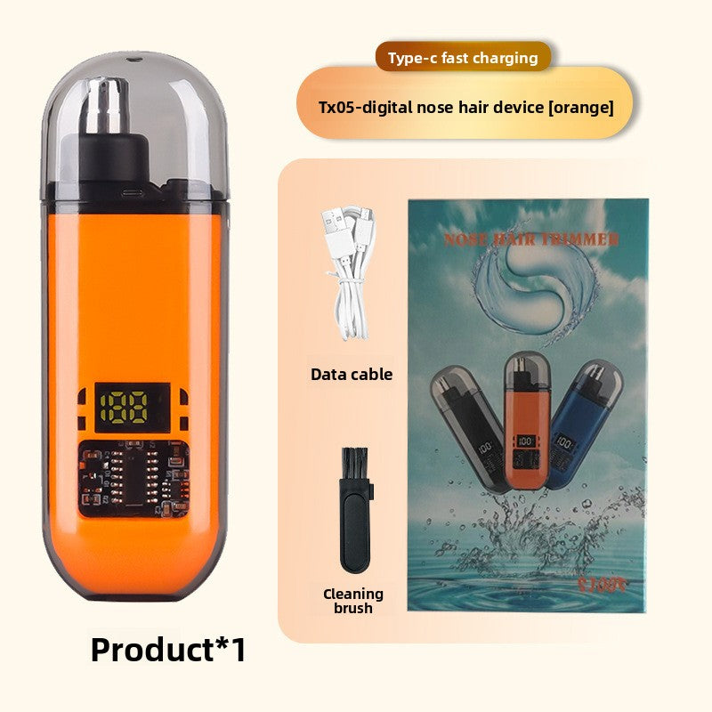 Tondeuse Poils de Nez Électrique avec Affichage Digital – 3 Coloris