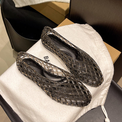 Sandales à Enfiler en Maille pour Femmes