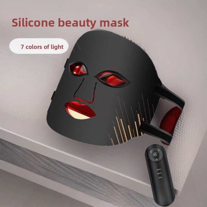 Masque Beauté LED Silicone Sans Fil – Photothérapie Anti-Âge
