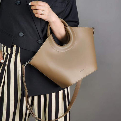 Sac Panier Cuir Véritable Style Parisien — 5 Coloris