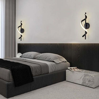 Applique Murale LED Spirale Design Moderne