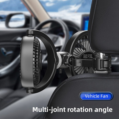 Ventilateur Double Tête USB Siège Arrière Voiture