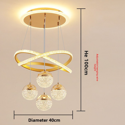 LumiStyle Pro – Minimalistische LED Hanglamp met Meerdere Lichten | 3 Kleuren, Verstelbare Hoogte & 15-30m²