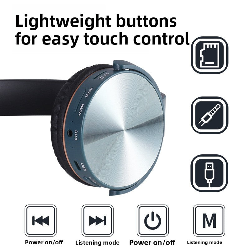 Casque Bluetooth 5.3 Sans Fil Basses Puissantes