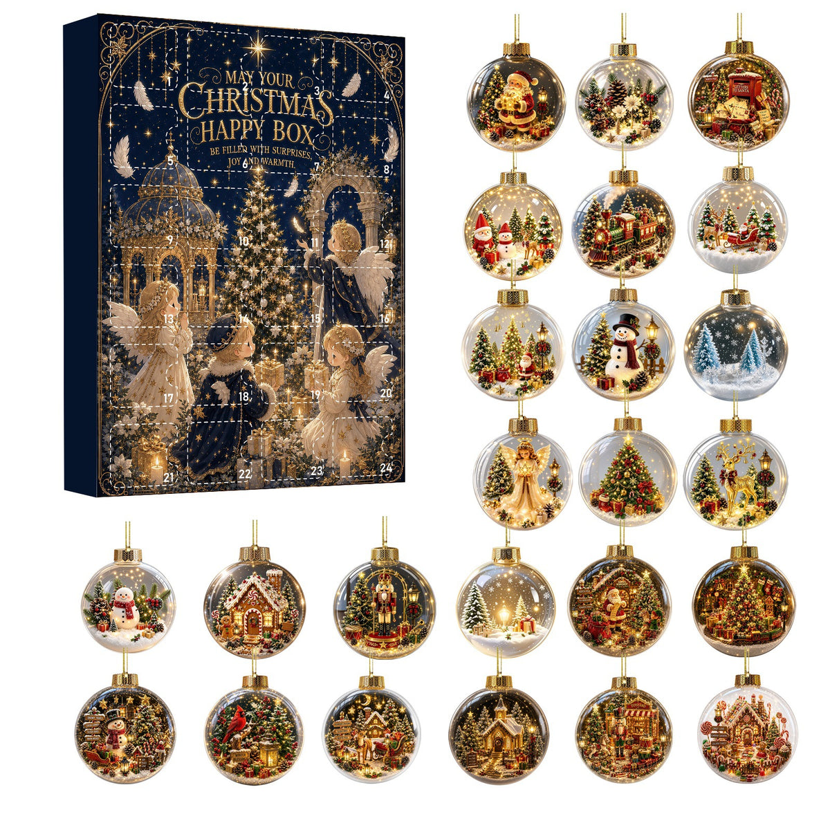 Calendrier de l'Avent Surprise 24 Cases / 5 Designs