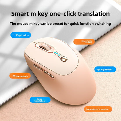 Souris Sans Fil IA avec Traduction Vocale et Indicateur de Batterie