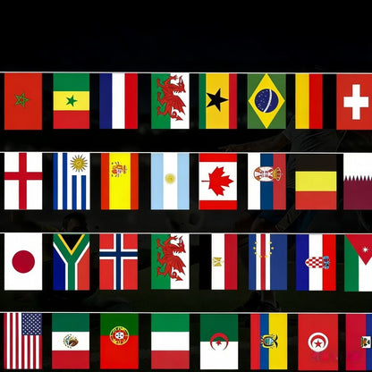 FanFlag 2026 – Guirlande Drapeaux Coupe du Monde