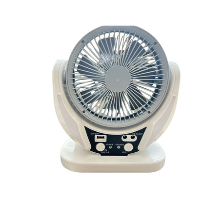 Ventilateur Solaire & USB avec Lumière LED